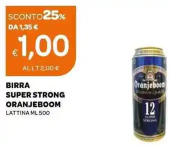 Ekom Birra Super Strong Oranjeboom ML 500 offerta