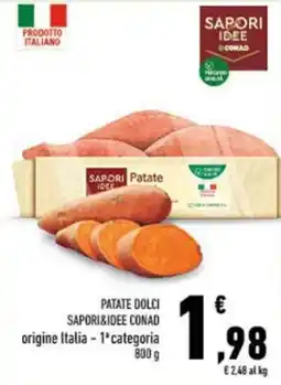 Conad City Patate dolci Sapori&Idee Conad offerta