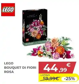 Prenatal LEGO Bouquet di fiori rosa offerta