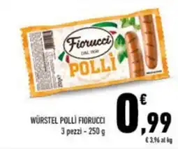 Conad City Würstel Pollì Fiorucci offerta