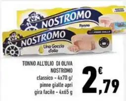 Conad City Tonno all'olio di oliva Nostromo offerta