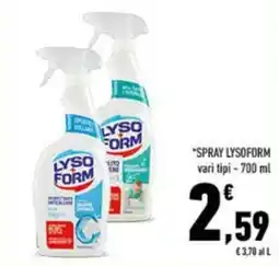 Conad City Spray Lysoform offerta