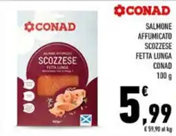 Conad City Salmone affumicato scozzese offerta