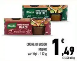 Conad City Cuore di brodo Knorr offerta