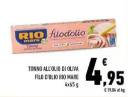 Conad City Tonno filodolio Rio Mare offerta