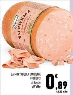 Conad City La Mortadella Suprema Fiorucci offerta