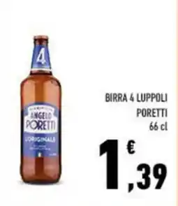 Conad City Birra 4 Luppoli Poretti offerta