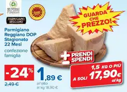 Carrefour Iper Parmigiano Reggiano DOP offerta