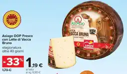 Carrefour Iper Asiago DOP Fresco con Latte di Vacca Bruna offerta