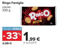Carrefour Iper Ringo Famiglia cacao offerta