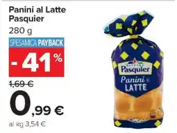 Carrefour Iper Panini al Latte Pasquier offerta