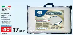 Carrefour Iper Guanciale Memory Gold Chimera offerta