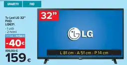 Carrefour Iper Tv Led LG 32" offerta