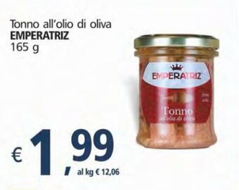 Alter Discount Emperatriz Tonno All'Olio Di Oliva 165 g offerta