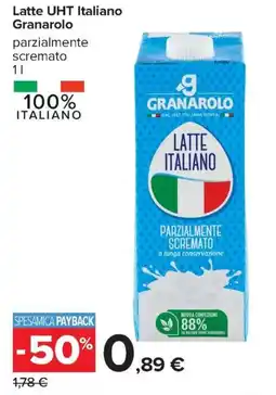 Carrefour Iper Latte UHT Italiano Granarolo offerta