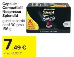 Carrefour Iper Capsule compatibili Nespresso Splendid offerta