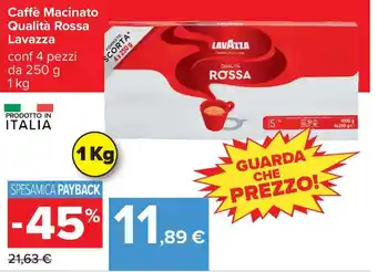 Caffè Macinato Qualità Rossa Lavazza