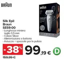 Carrefour Iper Silk Epil Braun offerta