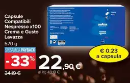 Carrefour Iper Capsule compatibili Nespresso Lavazza offerta