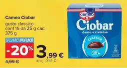 Carrefour Iper Cameo Ciobar offerta