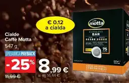 Carrefour Iper Cialde Caffè Motta offerta
