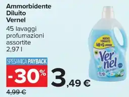 Carrefour Iper Ammorbidente Diluito Vernel offerta