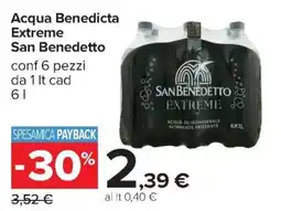 Carrefour Iper Acqua Benedicata Extreme San Benedetto offerta