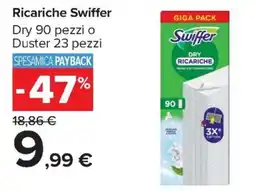 Carrefour Iper Ricariche Swiffer Dry offerta