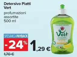 Carrefour Iper Detersivo Piatti Vert offerta