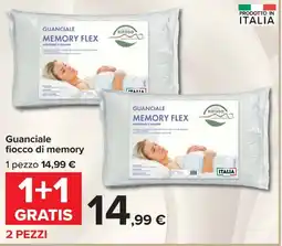 Carrefour Iper Guancale memory flex offerta
