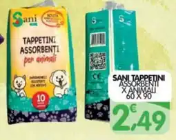 Le Delizie del Sud Sani tappetini assorbenti x animali offerta