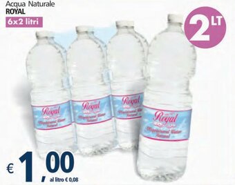 Alter Discount Royal Acqua Naturale 6x2 litri offerta