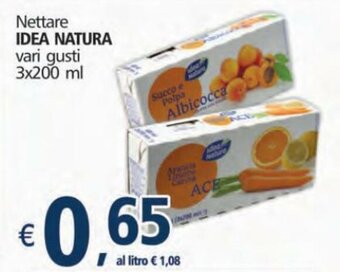 Alter Discount Idea Natura Nettare vari gusti 3x200 ml offerta