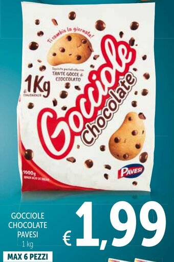 Spazio Conad Pavesi Gocciole Chocolate 1 kg offerta