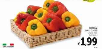 Spazio Conad Peperoni Gialli o Rossi offerta