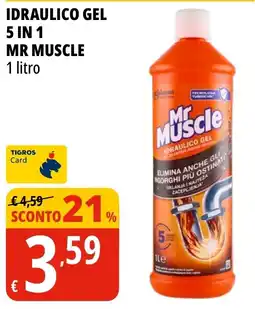 Tigros Idraulico gel Mr Muscle offerta