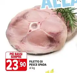Iperal Filetto di pesce spada offerta