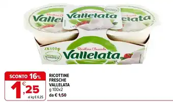 Ricottine fresche Vallelata