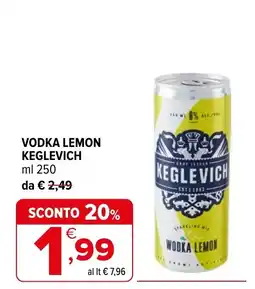 Iperal Vodka Lemon Keglevich offerta