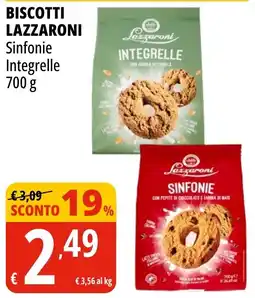 Tigros Biscotti Lazzaroni Sinfonie Integrelle offerta