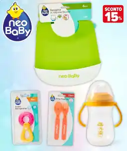 Iperal Bavaglina in Silicone Bicolor neo BaBy offerta