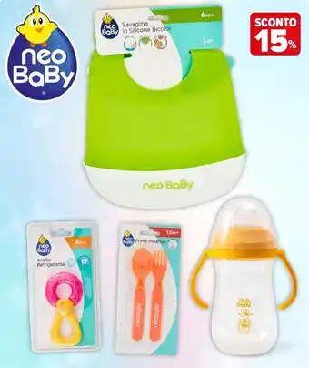 Bavaglina in Silicone Bicolor neo BaBy