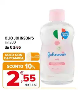 Iperal Olio Johnson's offerta