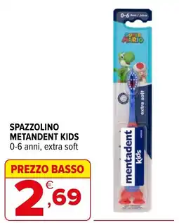 Iperal Spazzolino mentadent kids offerta