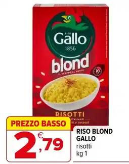Iperal Riso blond Gallo risotti offerta
