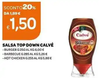 Ekom Salsa Top Down Calvè offerta