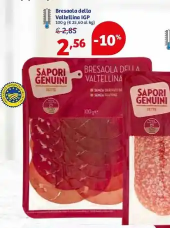 In'S Mercato Bresaola della Valtellina IGP 100g offerta