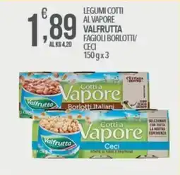 Iper Romagnolo Legumi cotti Valfrutta offerta