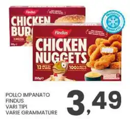 Despar Pollo impanato Findus offerta