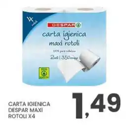 Despar Carta igienica Despar maxi rotoli offerta